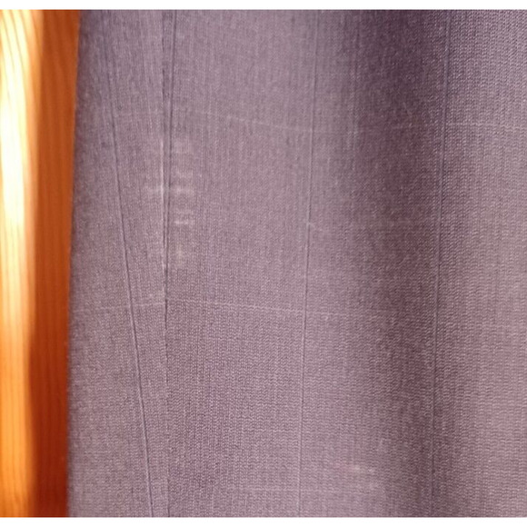 VTG PIERRE CARDIN MENS SUIT XL Pleated Trousers and 2 Button Coat Dark Gray Grid - Picture 8 of 11